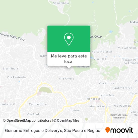 Guinomo Entregas e Delivery's mapa