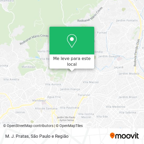 M. J. Pratas mapa