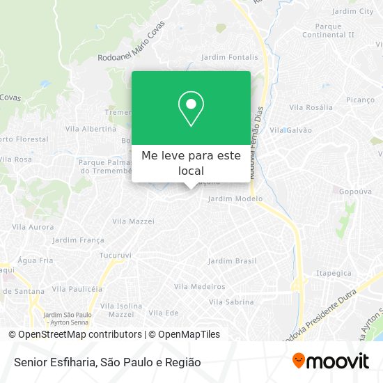 Senior Esfiharia mapa