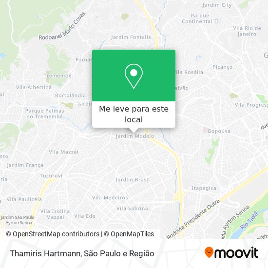 Thamiris Hartmann mapa