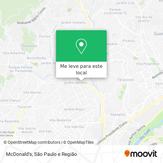 McDonald's mapa