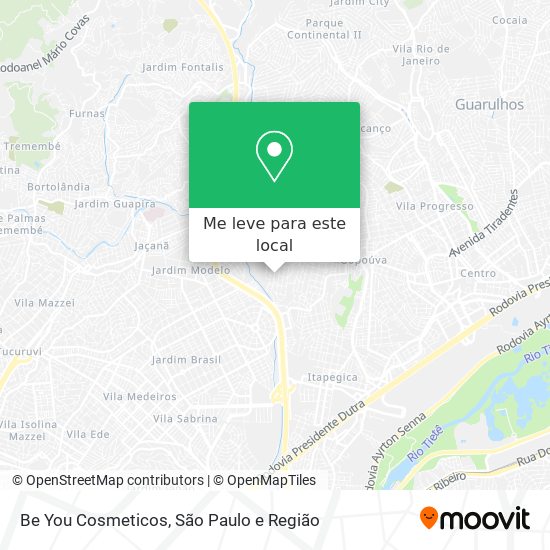 Be You Cosmeticos mapa