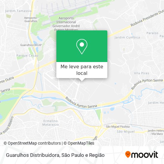 Guarulhos Distribuidora mapa