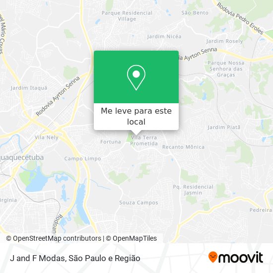 J and F Modas mapa