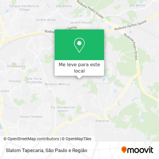 Slalom Tapecaria mapa