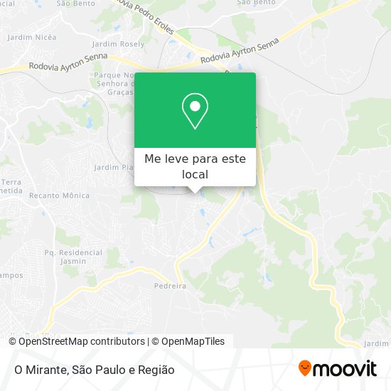 O Mirante mapa