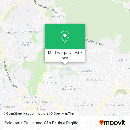 Salgateria Paulistano mapa
