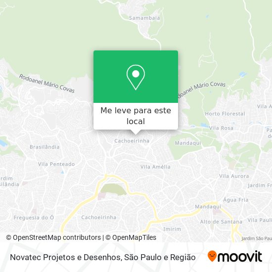 Novatec Projetos e Desenhos mapa