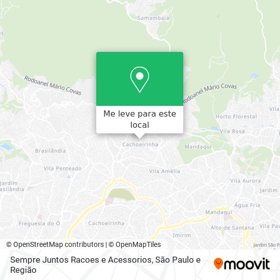 Sempre Juntos Racoes e Acessorios mapa