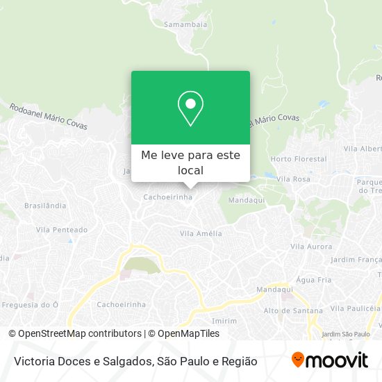 Victoria Doces e Salgados mapa