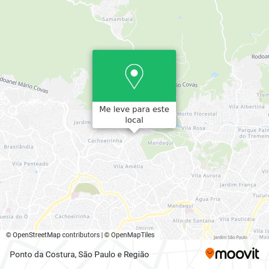 Ponto da Costura mapa