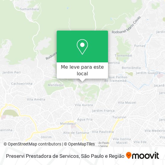 Preservi Prestadora de Servicos mapa