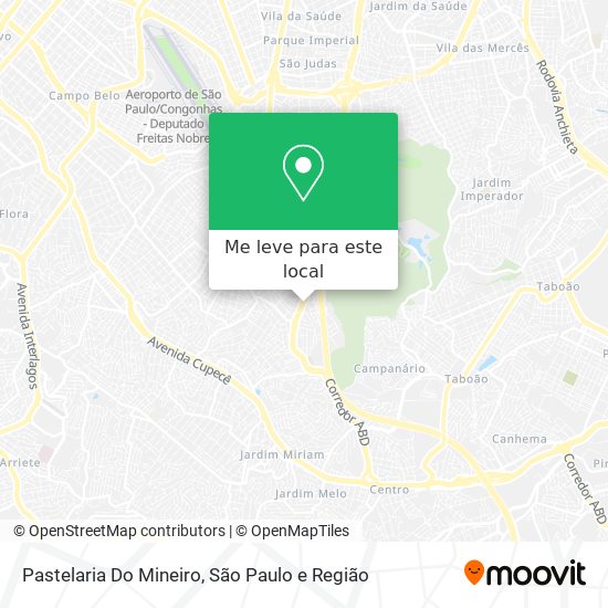 Pastelaria Do Mineiro mapa