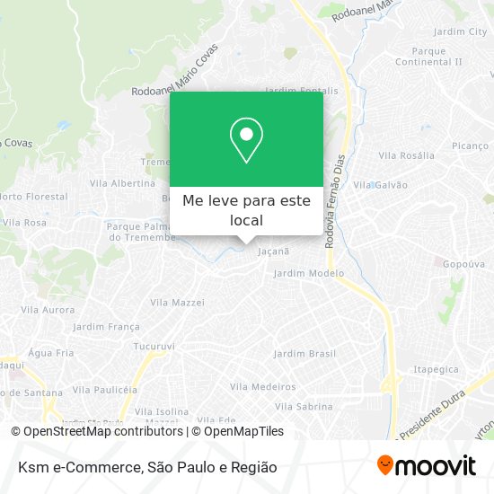 Ksm e-Commerce mapa