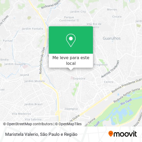 Maristela Valerio mapa