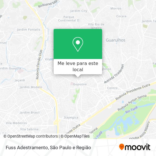 Fuss Adestramento mapa