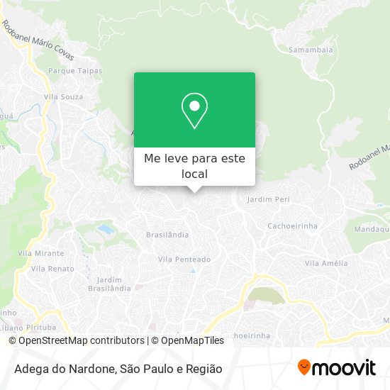 Adega do Nardone mapa