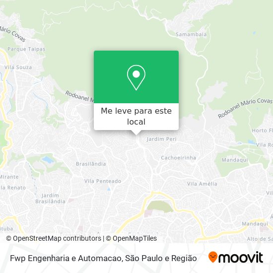 Fwp Engenharia e Automacao mapa