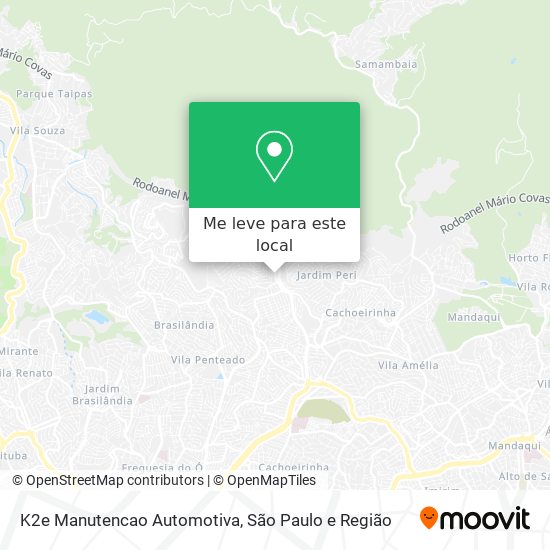 K2e Manutencao Automotiva mapa