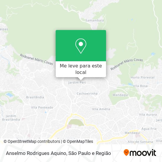 Anselmo Rodrigues Aquino mapa