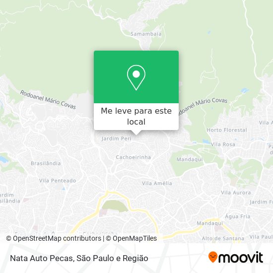 Nata Auto Pecas mapa