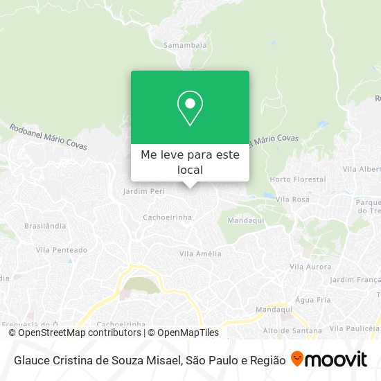 Glauce Cristina de Souza Misael mapa