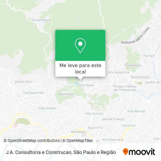 J.A. Consultoria e Construcao mapa