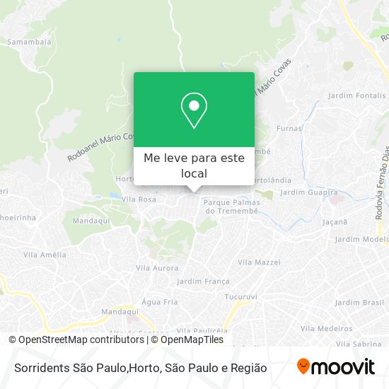 Sorridents São Paulo,Horto mapa