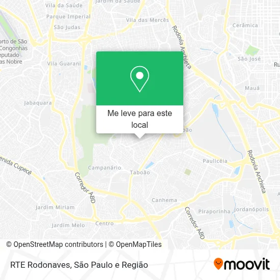 RTE Rodonaves mapa