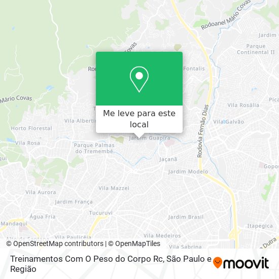 Treinamentos Com O Peso do Corpo Rc mapa