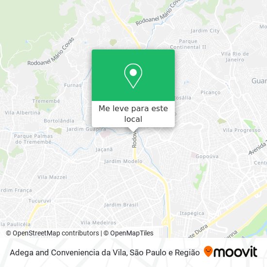 Adega and Conveniencia da Vila mapa