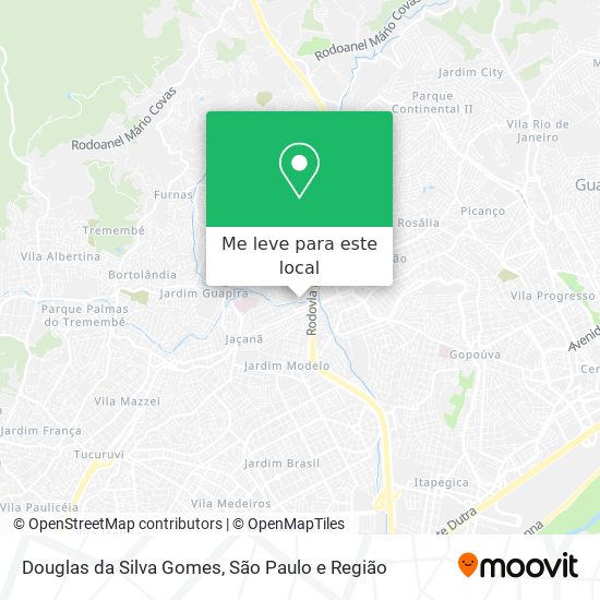 Douglas da Silva Gomes mapa