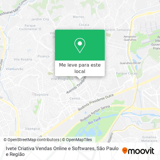 Ivete Criativa Vendas Online e Softwares mapa