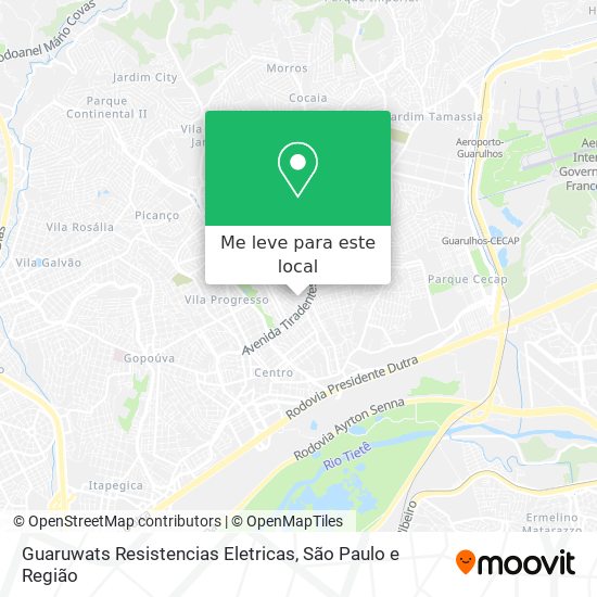 Guaruwats Resistencias Eletricas mapa