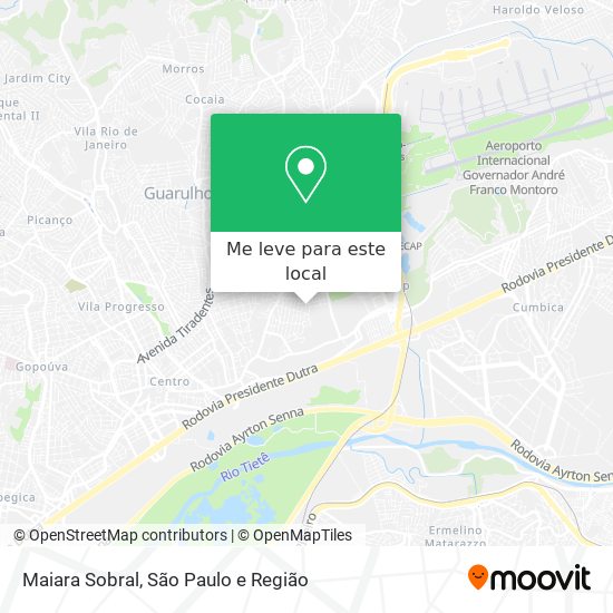 Maiara Sobral mapa