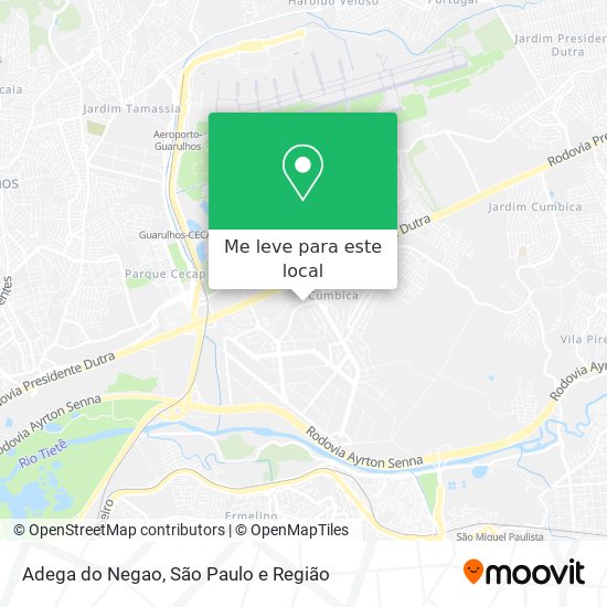 Adega do Negao mapa