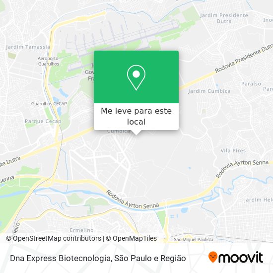 Dna Express Biotecnologia mapa