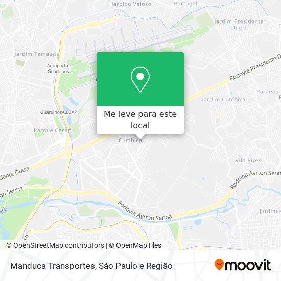 Manduca Transportes mapa