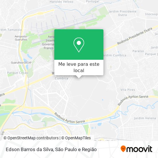 Edson Barros da Silva mapa