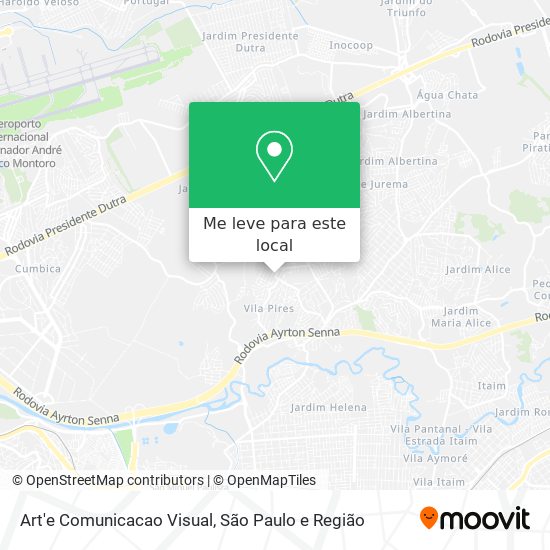 Art'e Comunicacao Visual mapa