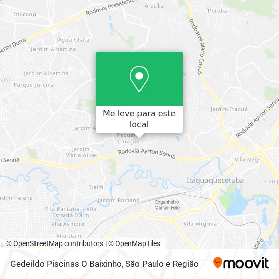 Gedeildo Piscinas O Baixinho mapa