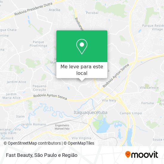 Fast Beauty mapa