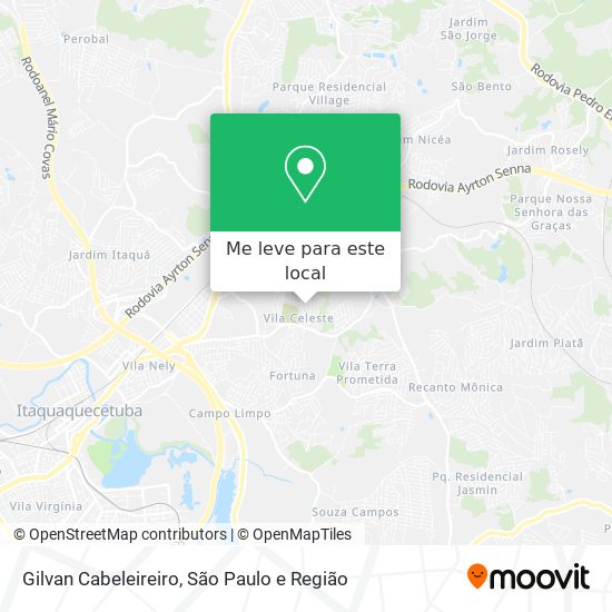 Gilvan Cabeleireiro mapa