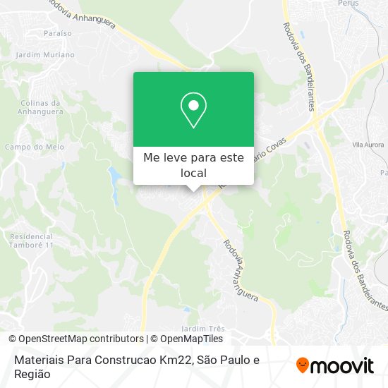 Materiais Para Construcao Km22 mapa