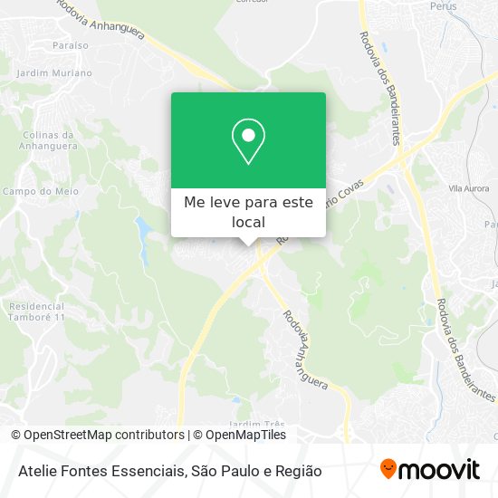 Atelie Fontes Essenciais mapa