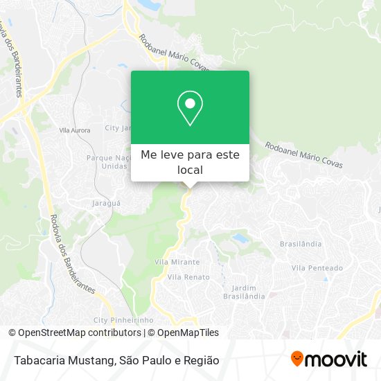 Tabacaria Mustang mapa