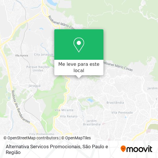 Alternativa Servicos Promocionais mapa