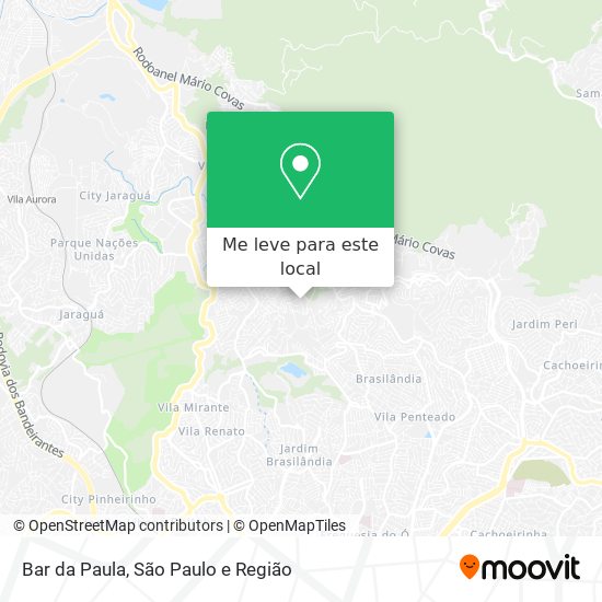 Bar da Paula mapa