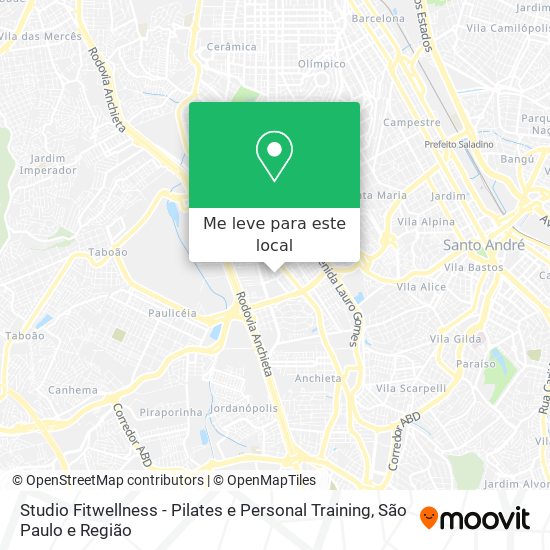 Studio Fitwellness - Pilates e Personal Training mapa