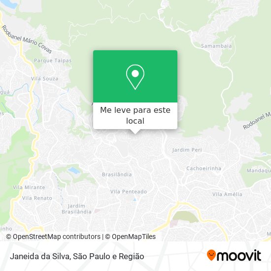 Janeida da Silva mapa